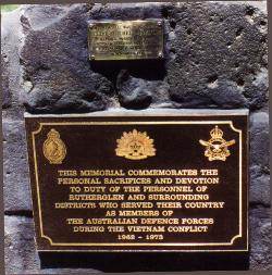 Picture of dedication plaque