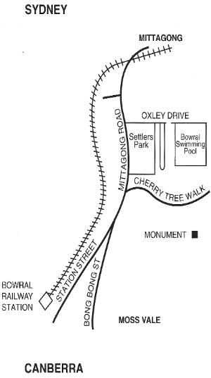 Map of Bowral