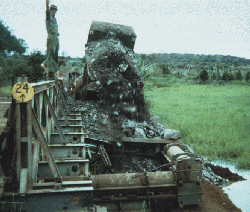 Bailey bridge at Nui Dat dam