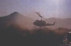 Helicopter resupply in the Long Hai hills